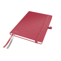 Leitz Notebook Hc A5 Gelijnd Rood