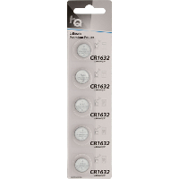 Diverse Lithium knoopcel CR1632 batterij 3 V, 5 stuks