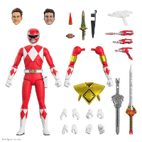 Diverse Mighty Morphin Power Rangers: Ultimates Wave 2   Red Ranger 7 inch Action Figure speelfiguur