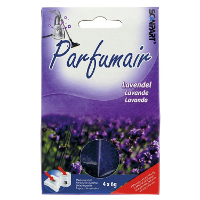 Diverse Parfumair geurparels lavendel 4x6g reinigingsmiddel