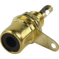 Diverse Valueline Connector RCA Female Metaal Verguld adapter CC 116