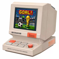 Divoom MiniToo Retro Bluetooth luidspreker draagbaar Pixel Display muziekdoos Retro computerstijl luidspreker cadeau