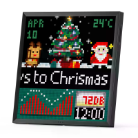 Divoom Pixoo 64 LED Pixel Art Display 64 x 64 WiFi Cloud Digital Frame APP Control Full Color 10W Home Decor