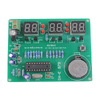 DIY 6 Digital LED Electronic Clock Kit 9V 12V AT89C2051