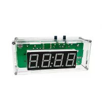 DIY Digitale Klok Kit Multifunctioneel DS1302 USB Nixie Tube Display met Alarm Temperatuur Geheugen Helderheid