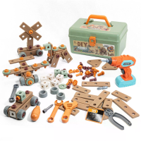 DIY gereedschap thema assemblage speelgoed simulatie elektrische schroevendraaier schroefverwijdering multifunctioneel e