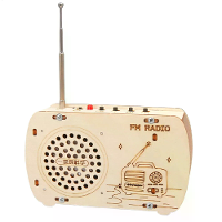 DIY Handgemaakte Houten Radio Kit Educatief STEM Elektronisch Leer Speelgoed Radio voor Montage Wetenschappelijk Experim