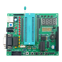 DIY JZ K3 C51 Microcontroller Ontwikkelkit MAX232 USB DC Poort Zelfresetbescherming Multi interface ondersteuning LED di