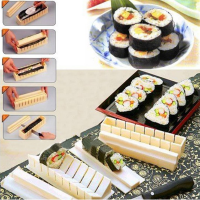 Diy Kitchen Sushi Making Tool Rice Mold Set Pack Of 11pcs
