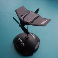 Diy Mechanical Solar Plane Solar Power Toy Educational Gift