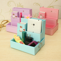 Diy Paper Board Storage Box Stationery Makeup Cosmetic Organizer