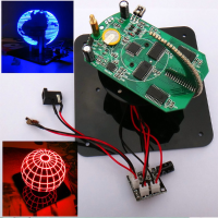 Diy Spherical Rotating Led Kit Pov Soldering Training Kit