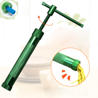 Diy Stainless Steel Clay Extruder Rotary Crowded Clay Mud Gun Decorative Clay Craft Tool