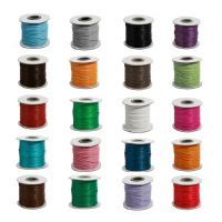 Diy String Waxed Cotton Cords Craft Jewelry Bead Bracelet Necklace