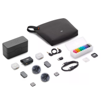 DJI Mic Mini 2 Draadloze Lavalier Microfoon 24Bit/48kHz Omni directioneel 300 m bereik 48 h batterij 2 niveau ruisonderd