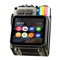 DK08 Slimme Touchscreen bluetooth Spreker Mini Pocket Audio Speler 40mm Driver Handsfree Bellen 1200mAh Batterij Onderst