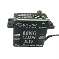 DMOND DBS6084V 60KG 0.08Sec 8.4V IP68 Waterdichte Digitale Borstelloze RC Servo voor 1/8 1/10 RC Kruideniers Buggys Voer