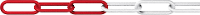 Dörner + helmer 138103 Afzetketting Rood, Wit 25 m