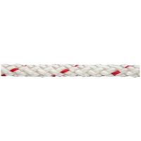 Dörner + helmer 190029 Polypropyleenschotlijn Gevlochten (Ø x l) 12 mm x 60 m Rood, Wit