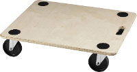 Dörner + helmer 290635 Atlas Transportroller Laadvermogen (max.): 400 Kg 600 mm x 495 mm x 145 mm