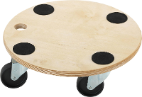 Dörner + helmer 290708 Economic Transportroller Laadvermogen (max.): 200 Kg 380 mm x 380 mm x 120 mm