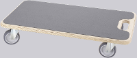 Dörner + helmer 290714 Stabil Duo Soft Transportroller Laadvermogen (max.): 200 Kg 590 mm x 290 mm x 120 mm