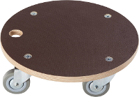 Dörner + helmer 300683 Maxi Stop Transportroller Laadvermogen (max.): 200 Kg 380 mm x 380 mm x 120 mm