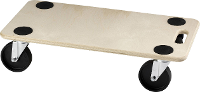 Dörner + helmer 300695D Massiv Transportroller Laadvermogen (max.): 300 Kg 290 mm x 590 mm x 145 mm