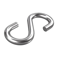 Dörner + helmer 4910074 S haak Ø 4 mm 32 mm RVS A2 20 stuk(s)