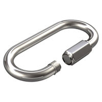 Dörner + helmer 4915244 Ketting noodkoppeling met schroeven 4 mm RVS A2 10 stuk(s)
