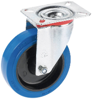 Dörner + helmer 711657 Zwenkwiel Wieldiameter: 100 mm Draagvermogen (max.): 150 Kg 1 stuk(s)