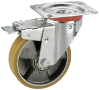 Dörner + helmer 712126 Zwenkwiel Wieldiameter: 125 mm Draagvermogen (max.): 220 Kg 1 stuk(s)