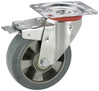 Dörner + helmer 712160 Zwenkwiel Wieldiameter: 160 mm Draagvermogen (max.): 300 Kg 1 stuk(s)