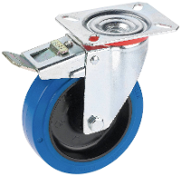 Dörner + helmer 712677 Zwenkwiel Wieldiameter: 125 mm Draagvermogen (max.): 200 Kg 1 stuk(s)