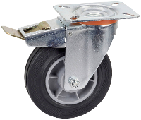 Dörner + helmer 716872 Zwenkwiel Wieldiameter: 125 mm Draagvermogen (max.): 100 Kg 1 stuk(s)