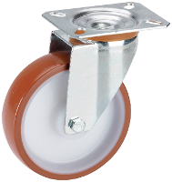 Dörner + helmer 731551 Zwenkwiel Wieldiameter: 100 mm Draagvermogen (max.): 150 Kg 1 stuk(s)