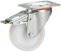 Dörner + helmer 732171 Zwenkwiel Wieldiameter: 125 mm Draagvermogen (max.): 220 Kg 1 stuk(s)