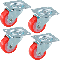 Dörner + helmer Zwenkwiel Wieldiameter: 30 mm Draagvermogen (max.): 20 Kg 4 stuk(s)