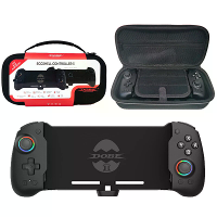 DOBE TNS 3161 voor Switch OLED Plug in Gamepad met Opbergtas Hall Joystick en Trigger RGB Game Controller Ondersteuning