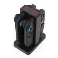 DOBE TNS 3192B Switch2 Links en Rechts Handgreep Oplaaddock Kleine Vier Controller Magnetische Oplader Basis met Indicat