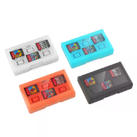 TNS 3198 Spelkaartopslagdoos 24 Slots Gaming Geheugenkaart Organizer Opbergdoos voor NintendoSwitch 2