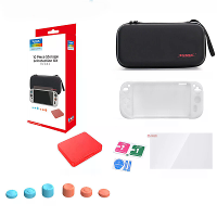 DOBE TNS 5111 Switch2 Accessoireset 10 in 1 Bundel Beschermcase Gehard Glazen Screen Protector Game Card Houder Thumb Gr