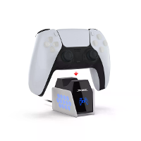 DOBE TP5 35132 voor PS5 controller oplader dock met RGB verlichting USB oplaadstandaard dockstation draadloze controller