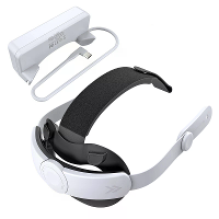 DOBE TY 3878 Verstelbare Batterij Hoofdband Vervanging met 18500mWh Batterijpakket Helm Hoofdband Oplader voor Meta Ques