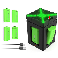 DOBE TYX 3610 Oplaadbare batterijpak voor Xbox Series X/S controller USB C snellader oplaaddock voor Xbox One X/S/Xbox O