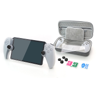 DOBE voor PlayStation Portal EVA opslagtas Set Gekalibreerde Flm+Gesplitste Siliconen Mouw+Rocker Kap