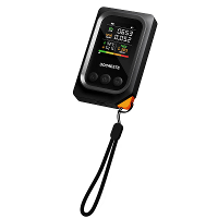 DOCREATE CD52 5 in 1 Draagbare Luchtkwaliteitsmonitor Real time CO2 Formaldehyde TVOC Temperatuur Vochtigheid Detector m