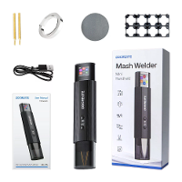 Docreate HU 10A Handheld Spot Lasser 1,3 Inch LCD Scherm Dubbele Modus 800A 3360W Hoge Vermogen Draagbare Accu Lasgereed