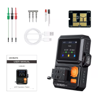DOCREATE LCR D2 Transistor Tester Digitale LCR ESR Meter SMD Component Analyzer met IR Decoder voor Diode Condensator In