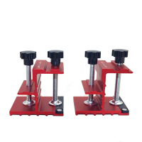 2 Stuks Verstelbaar Pocket Hole Jig Systeem Joinery Woodworking Tool voor DIY Carpentry Projects